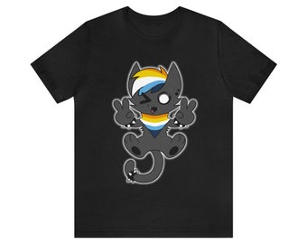 Aroace Pride Kitty-Unisex T-shirt