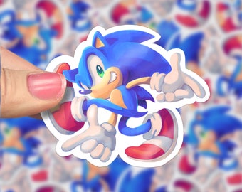 Sonic Adventure Glossy Sticker
