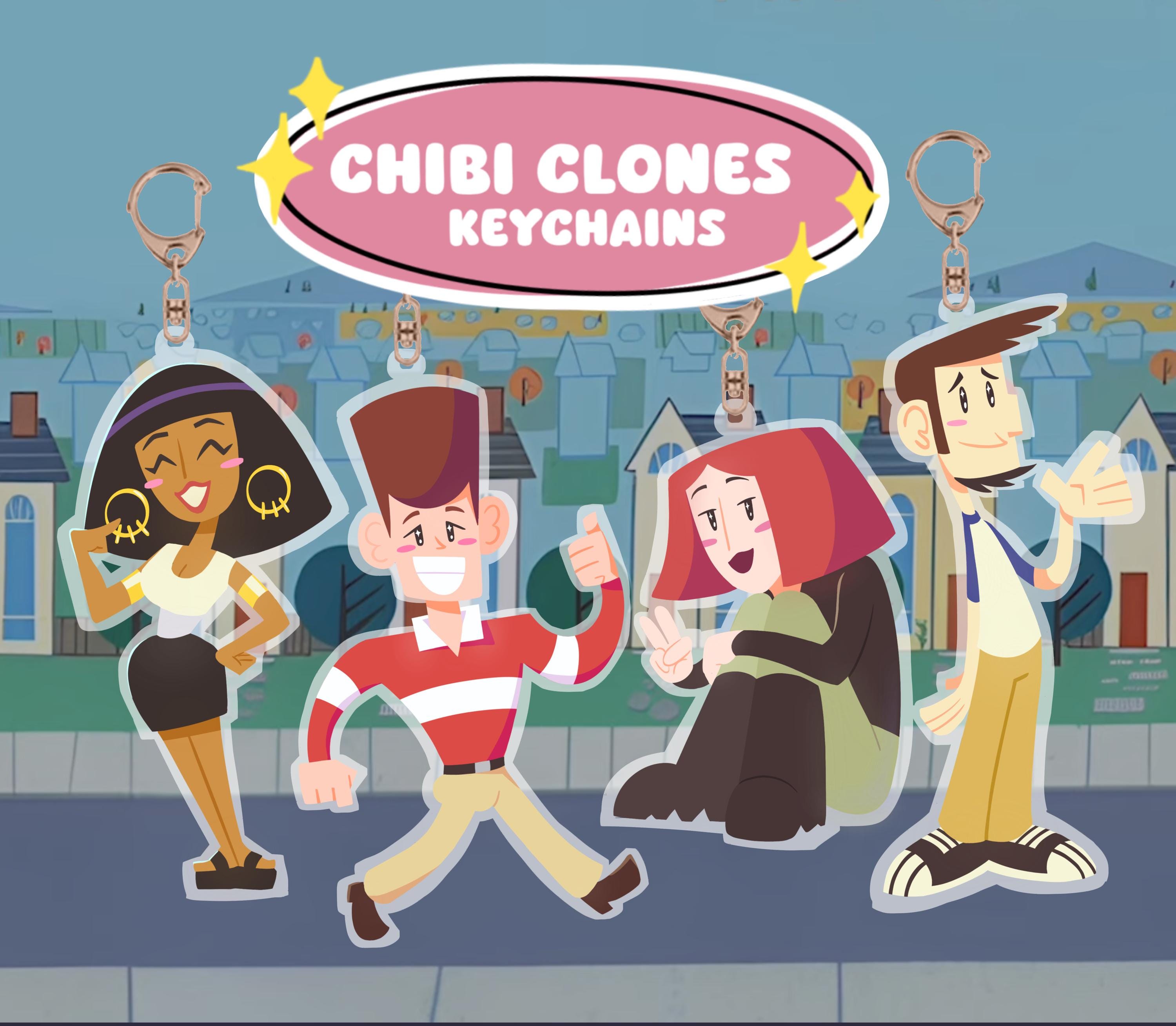 BACK IN STOCK -chibi Clones: Clone High Keychains - Etsy