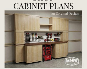 Modular Shop Cabinet Plans: DIY Garage Storage (PDF Download)