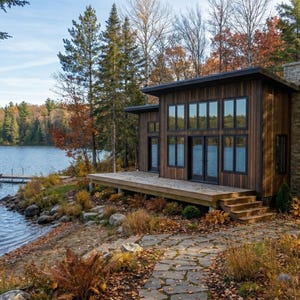 32x24 Cabin Plans with Clerestory Windows: DIY Cottage House Blueprint (PDF Download) image 13