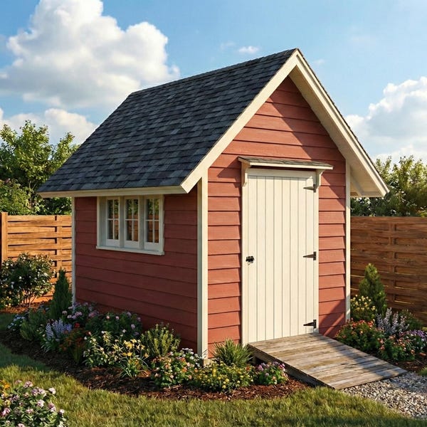 8x12 Lean to Shed - Etsy