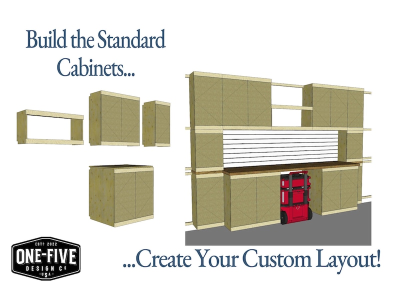 Shop Plans PDF Download Custom Storage for Garage