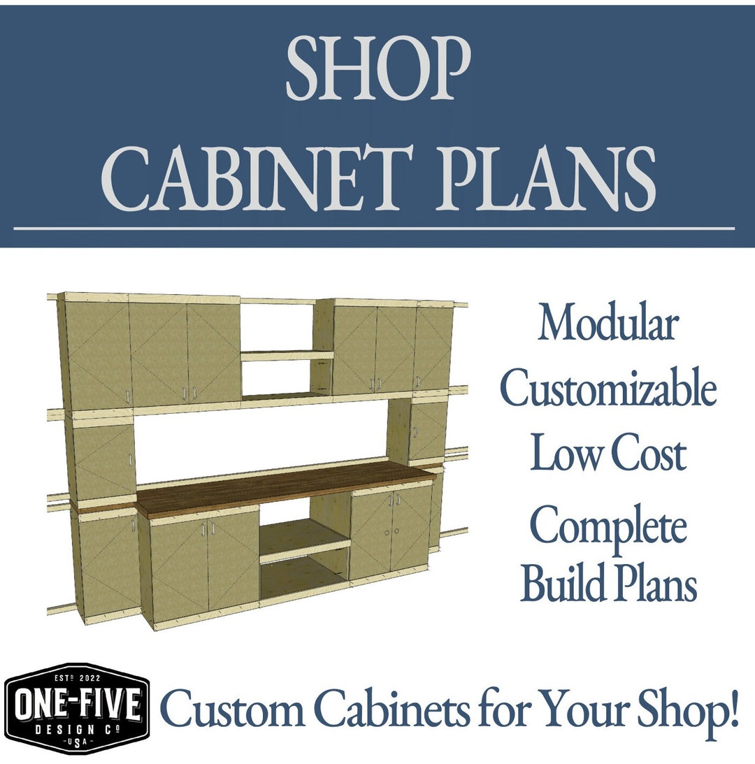 Shop Plans PDF Download Custom Storage for Garage