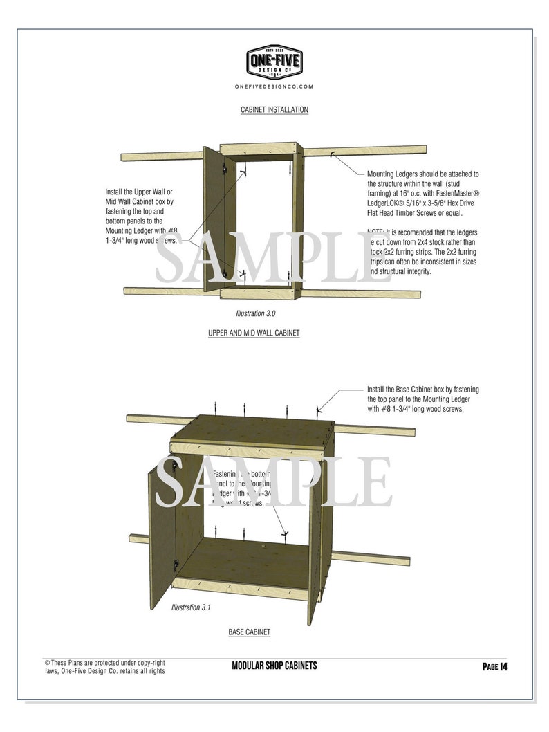 Shop Plans PDF Download Custom Storage for Etsy