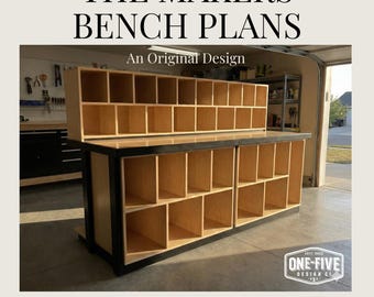 Makers Workbench Plans - PDF Instant Download - Stained Glass Workbench