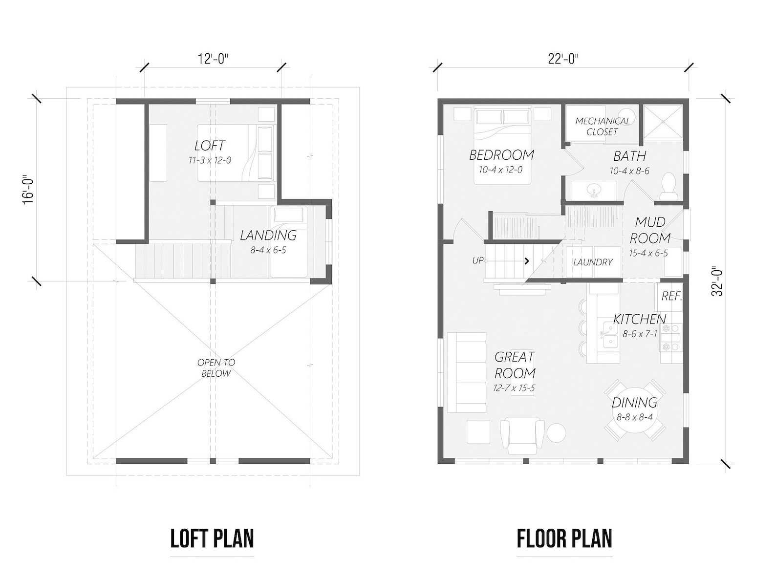 Cabin Plans 22 x32 PDF Plans For Small Cabin With Etsy Canada