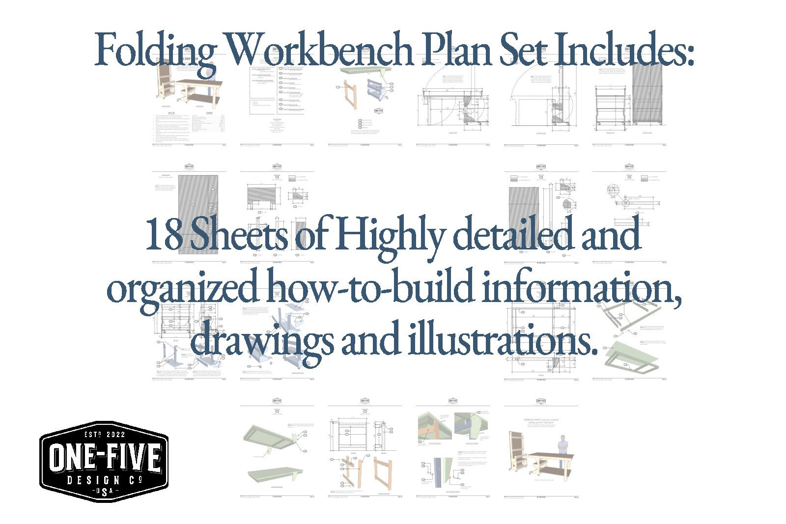 Folding Workbench Plans PDF Instant Download (Instant Download) Etsy