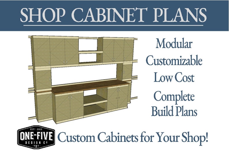 Shop Plans PDF Download Custom Storage for Etsy