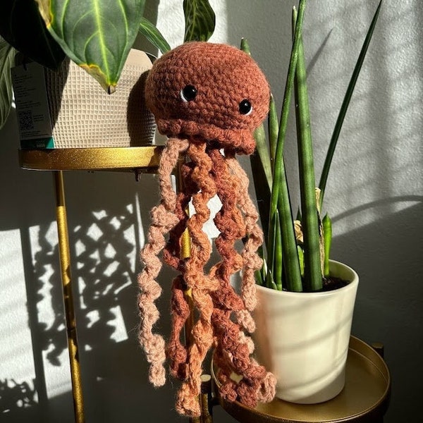 Large Jellyfish Plushie | Crochet Jellyfish | Nursery Decor