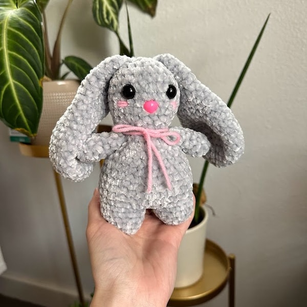 Baby Bunny Crochet Plushie | cute bunny toy | Stuffed bunny | amigurumi bunny rabbit | velvet rabbit