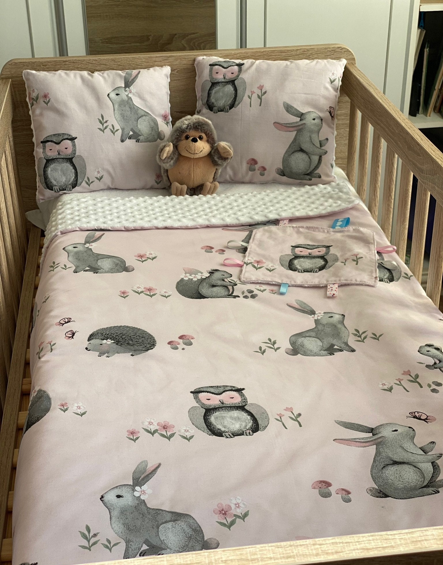 Woodland Cot Quilt Set Etsy