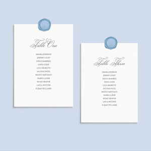 Cartes de table pour mariage minimaliste moderne, Modèle de cartes de table pour table de mariage, Cartes de table de mariage, Cartes de table modifiables, 5 x 7, 4 x 6