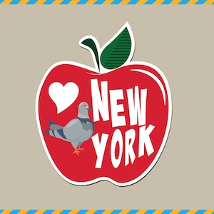 New York City Sticker: Waterproof Laptop Decal