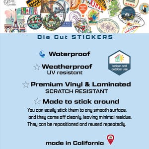 California Map Sticker: Waterproof Vinyl Decal - Watercolor Style - Etsy