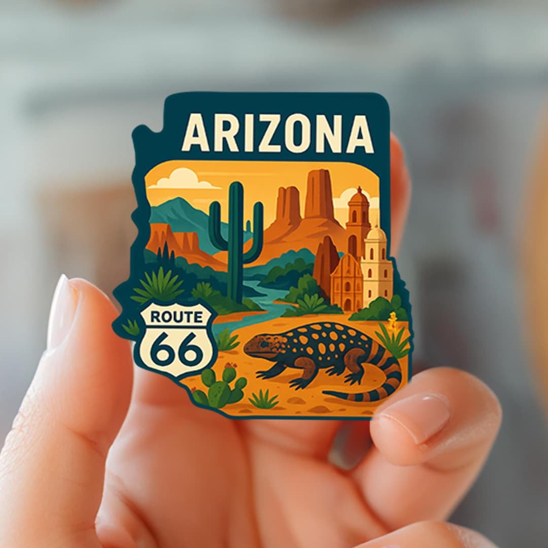 Watercolor Arizona Sticker: Weatherproof Vinyl Decal - Etsy