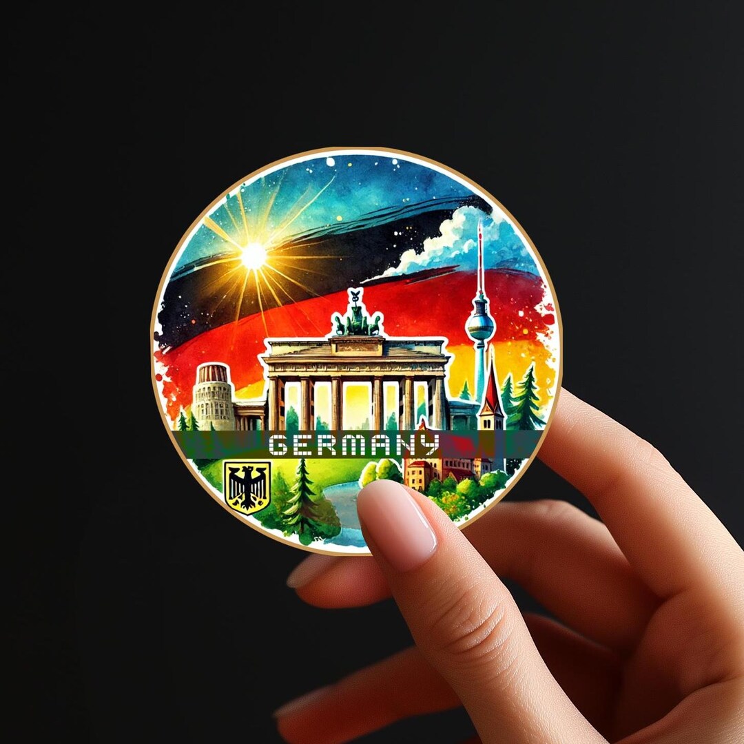 Berlin Travel Sticker: Germany Vinyl Decal, Waterproof Matte Finish - Etsy