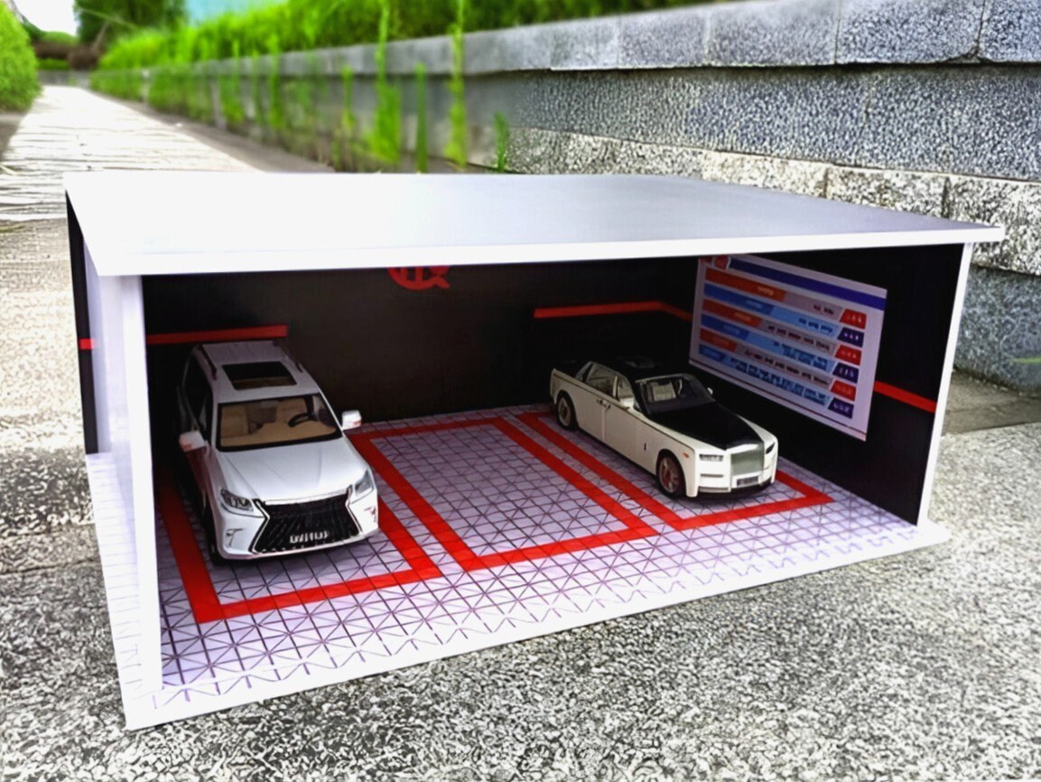 Model Car Garage Car Display Case Model Car Holder Car Etsy