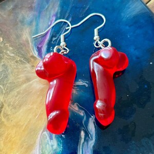 Bachelorette party resin earrings - party favor - naughty bach gifts - great gag gift