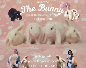 Tortilla The Bunny Plushie Crochet Pattern