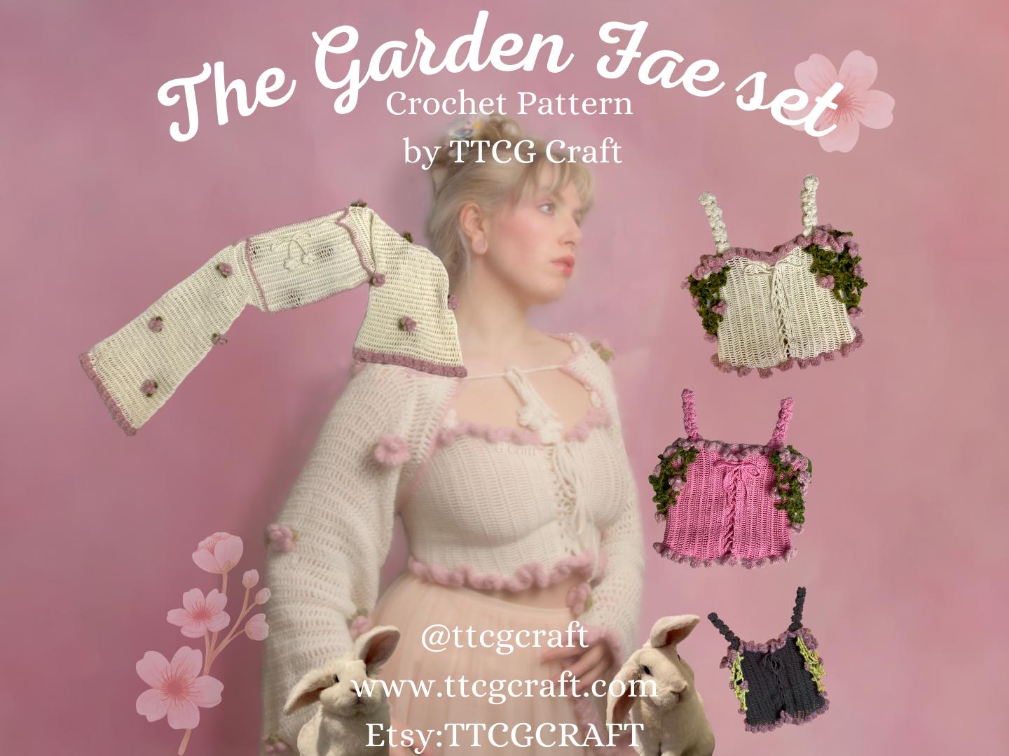 The Garden Fae Set Crochet Pattern - Etsy