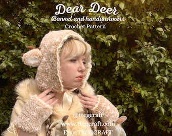 Dear Deer Bonnet and Co Crochet Pattern