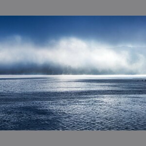 Point Reyes Sunset Print, Golden Coastal Seascape, Dramatic Sky Wall Art
