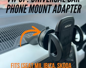 VW UP Auto universele telefoonhouderadapter (Seat Mii, Ibiza, Skoda Citigo)