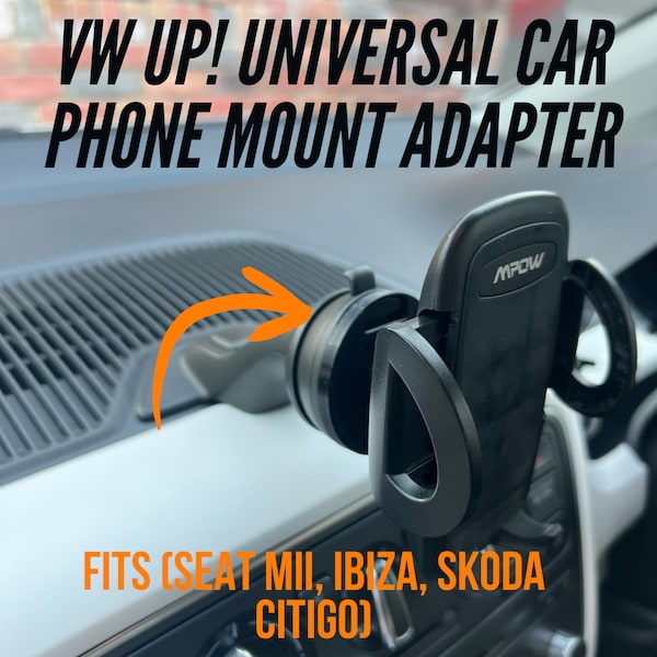 VW UP Universal-Handyadapter (Seat Mii, Ibiza, Skoda Citigo)