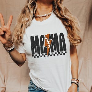 Checker Mama Football Game Day DTF Transfer, Ready to Press DTF Transfers - Direct to Film Transfers - DTF Print - Western