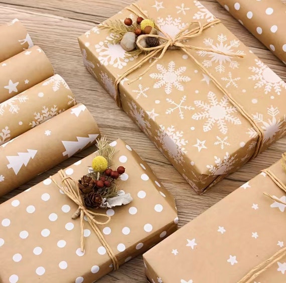 Christmas Gift Tags Brown Kraft Paper Christmas Gift Tags - Temu