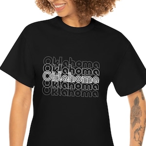 Oklahoma Unisex grafisch T-shirt, trendy Oklahoma shirt, cadeau voor haar of hem