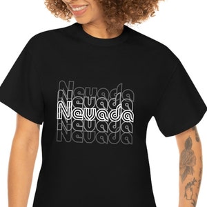 Camiseta gráfica unisex de Nevada, camisa de moda de Nevada, regalo para ella o él
