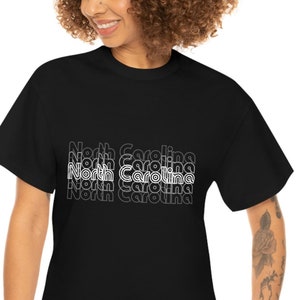 North Carolina Unisex Graphic T-Shirt, Trendy North Carolina Shirt, Gift for Her or Him