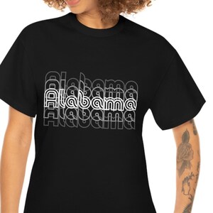 Alabama Unisex Graphic T-Shirt, Trendy Alabama Shirt, Gift for Her or Him