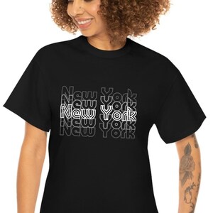 New York Unisex Graphic T-Shirt, Trendy New York Shirt, Gift for Her or Him