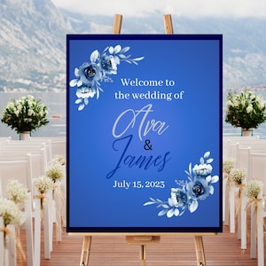 Copy of Custom Wedding Welcome Sign Printed Foam Board Wedding Poster Wedding Signage Welcome to Our Wedding Sunflower Wedding Welcome Sign