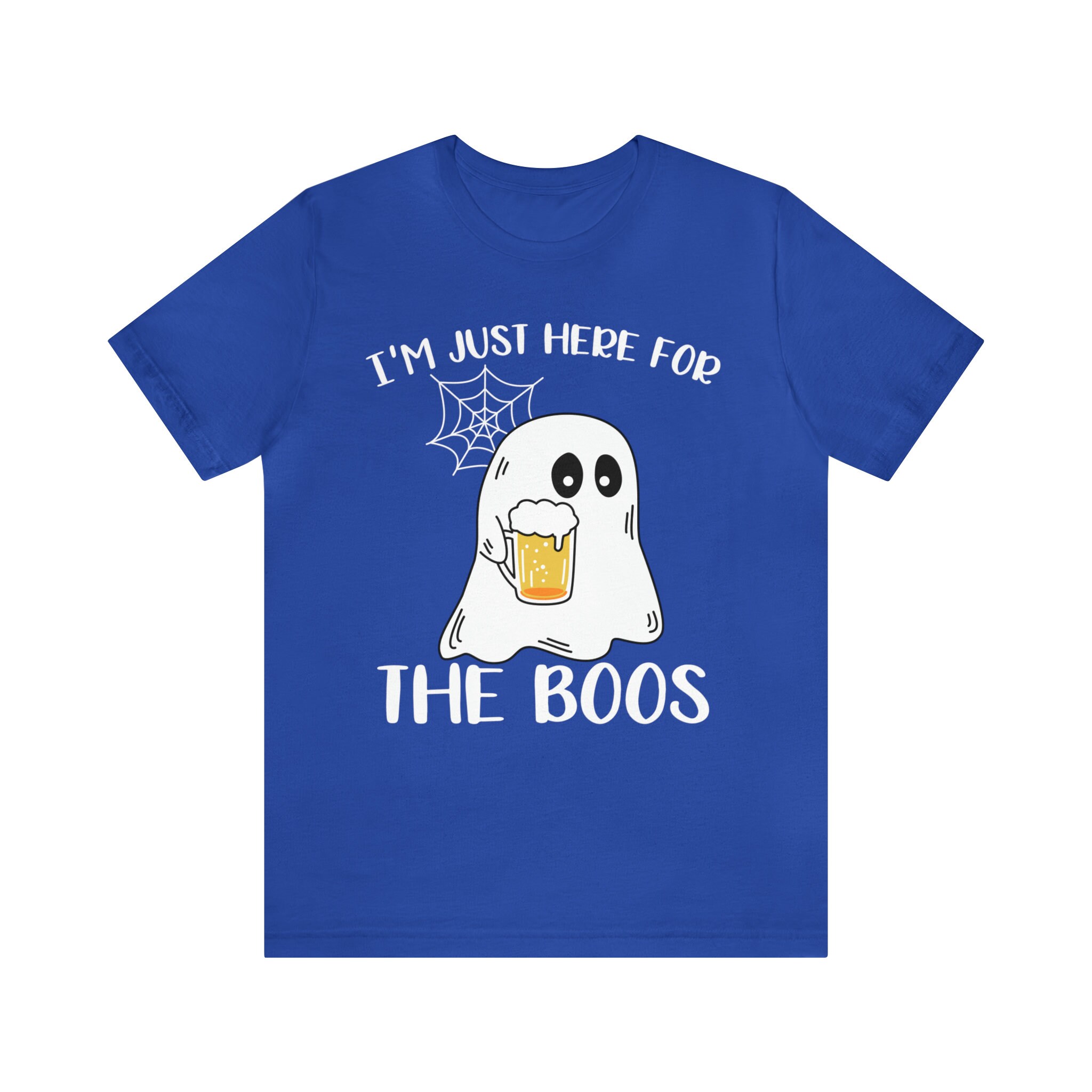 Discover I'm Just Here for the Boos Halloween Party T-Shirt Halloween Tee Fall Pumpkin Ghost Shirt Spiderweb Funny Halloween T Shirt Halloween Lover