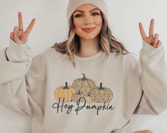 Fall Pumpkin Shirt Pumpkin Spice Sweatshirt Leopard Print Cheetah Autumn Tee Pumpkin Halloween Thanksgiving Happy Fall Yall Tis the Season