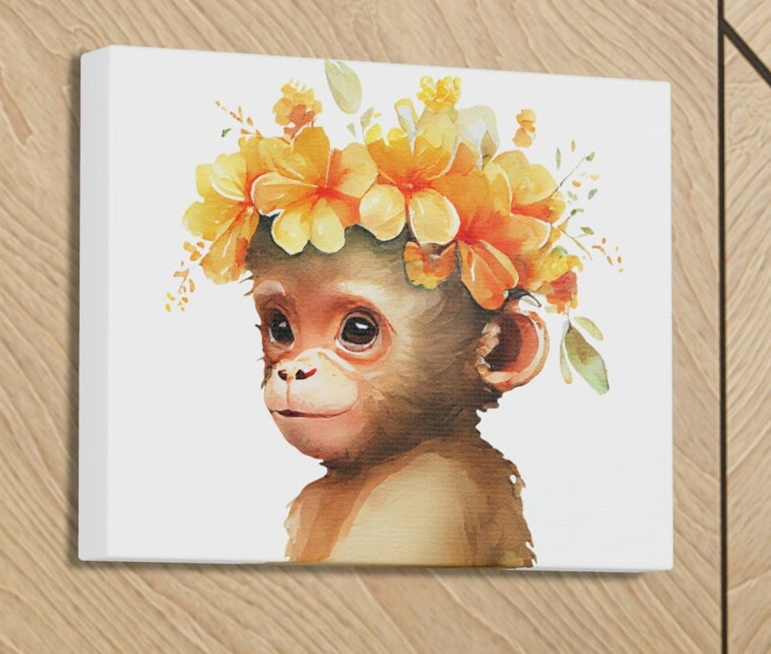 Baby Safari Animals Baby Animal Prints Jungle Nursery Decor Safari