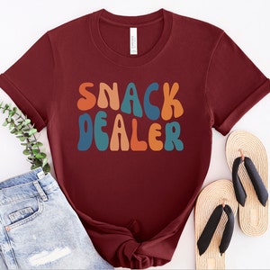 Snack Dealer Mom T-Shirt Funny Mom Shirt Mom Tee Mom Shirts Toddler Mom Twin Mom Funny Mom Gift Mom T Shirt Funny Mothers Day Gift T-Shirt