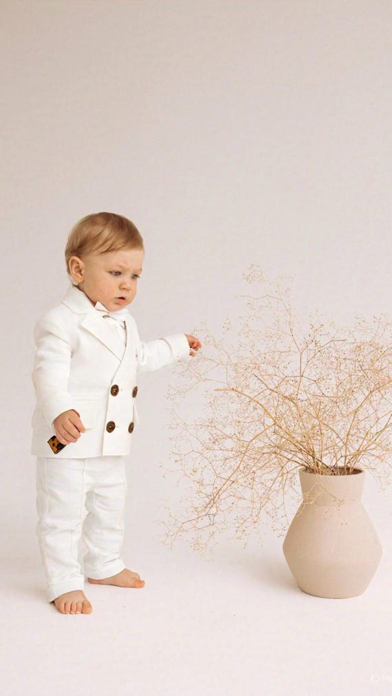 Buy Boys Suits 5 Piece Slim Fit Suit For Kids Forma Produktbild-Vorschau 13