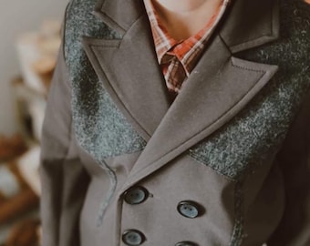 Boy's Suit - Suits for Boys - Toddler Suit - Classic Boy’s Suit - Western Style - Ring Bearer Suit (jacket, pants, bow tie) - Vintage Suit