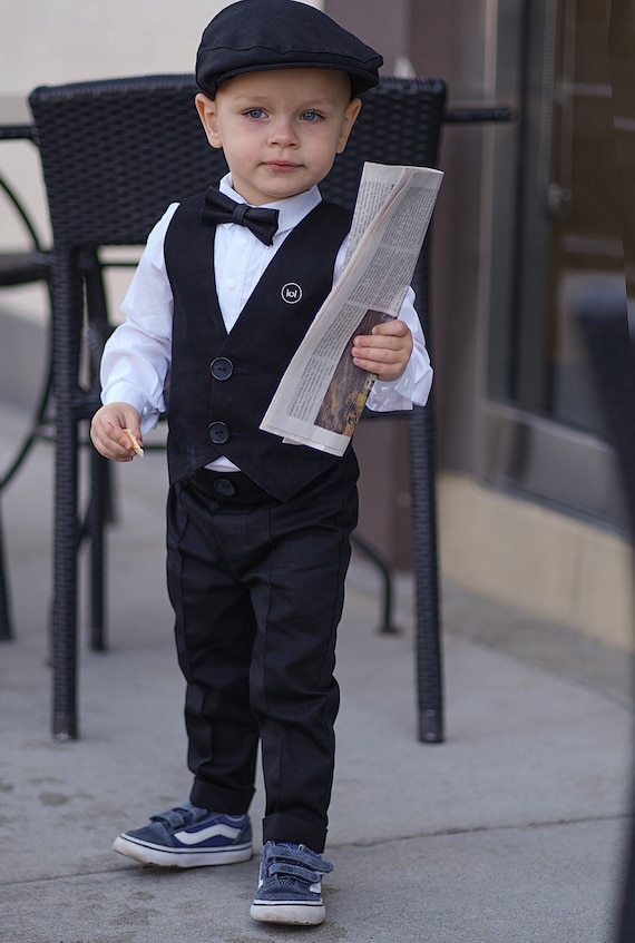 Boys Infant Gentleman Suits Toddler Boy 3-Piece Suit Set Formal