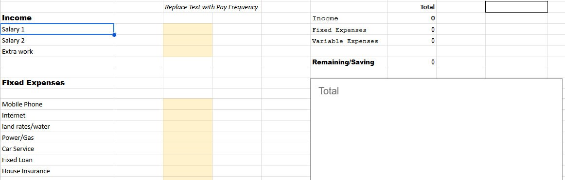 Simple Budget Calculator for Personal User - Etsy