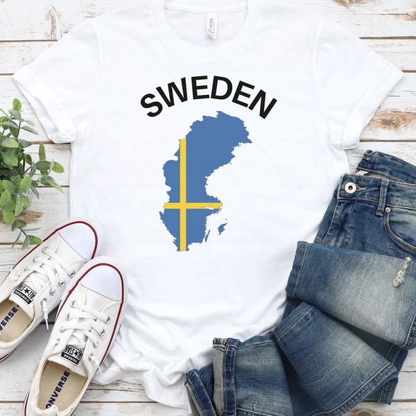 Swedish Shirt, Sweden Shirt, Swedish Gift, Sweden T-Shirt, Swedish Flag Shirt, Swede Shirt, Swede Gift, Sweden Vacation Gift, Sweden