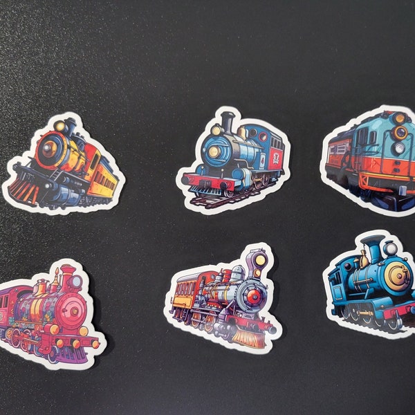 10 Vinyl Stickers to Last A Lifetime: Train Enthusiasts Will Love These Laminated Classic Toy Train Stickers