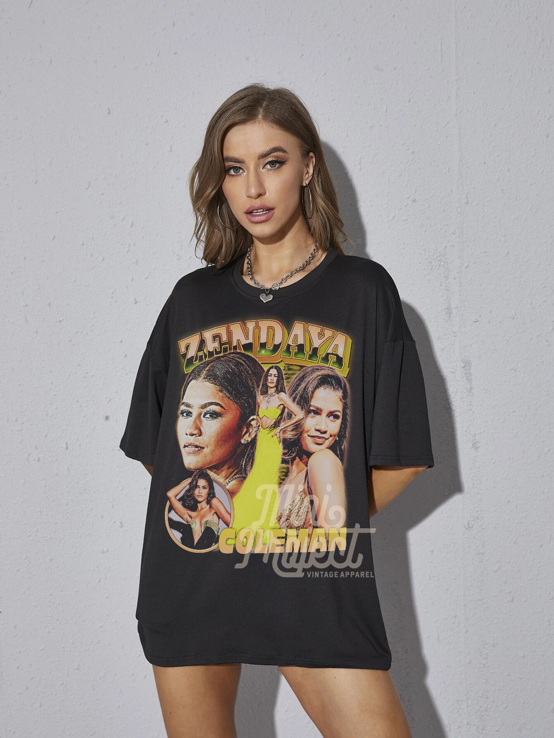 Zendaya Tshirt Zendaya Bootleg 90s Vintage Graphic Tees Etsy