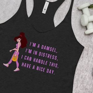 Megara (Hercules) Fitness &quot;I&#39;m A Damsel, I&#39;m In Distress, I Can Handle It&quot;
