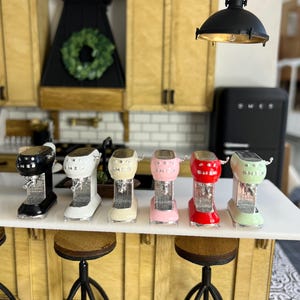 Dollhouse retro espresso machine